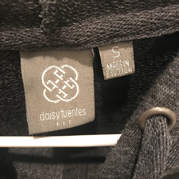 Daisy Fuentes Varsity Striped Jacket - Picture 3 of 3